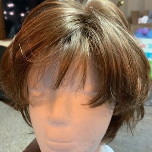 Park Avenue Chic by Gabor wig lace front mono part, with box and tags.
